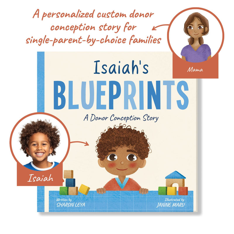 MY DONOR STORY CUSTOM BOOK (SINGLE-PARENT FAMILIES)