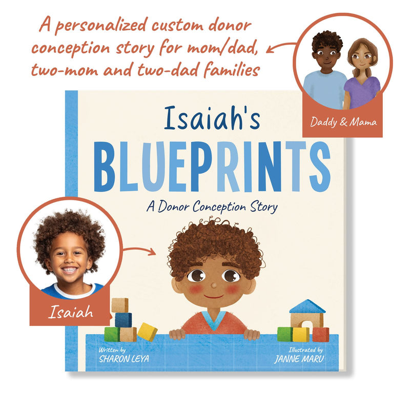 MY DONOR STORY CUSTOM BOOK (TWO-PARENT FAMILIES)